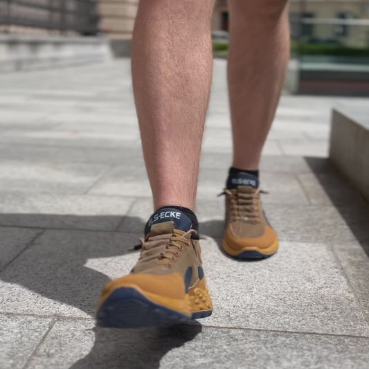 ⏰30% de desconto hoje - Não perca! ✅Sapatilhas de camurça de marca🚶‍♂️‍➡️Suporte para o arco do pé - alivia a dor nos pés