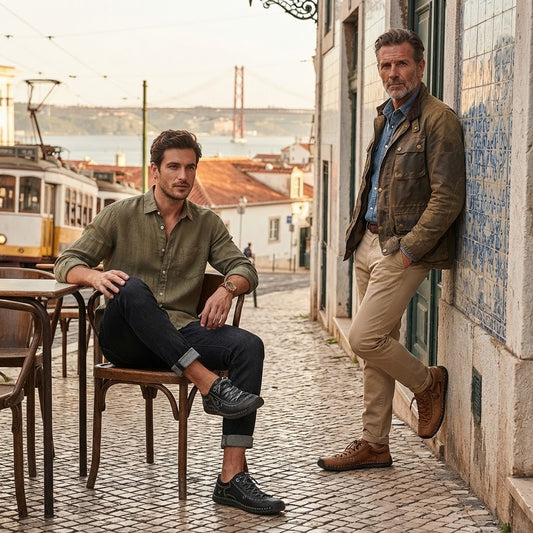 ⏰30% de desconto hoje - Não perca! ✅ Sapatos ortopédicos em pele de bezerro de marca de luxo 🔵 Macios e confortáveis - Proporcionam um suporte superior 🦶 Aliviam as dores nos pés