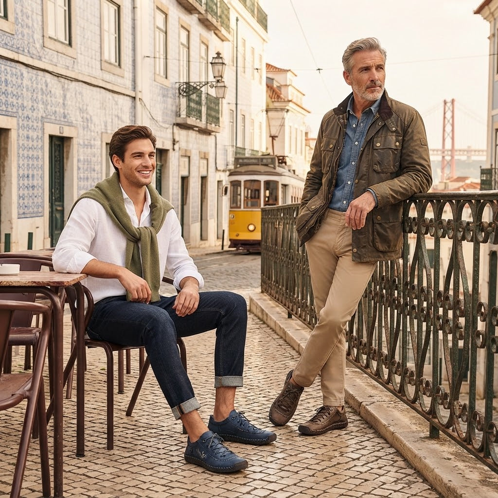 ⏰30% de desconto hoje - Não perca! ✅ Sapatos ortopédicos em pele de bezerro de marca de luxo 🔵 Macios e confortáveis - Proporcionam um suporte superior 🦶 Aliviam as dores nos pés