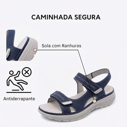 🎁Oferta por tempo limitado: 30% de desconto 🔴Sandálias abertas ajustáveis🦶Elegantes e confortáveis, protegem os seus pés ✅Disponíveis em vários tamanhos